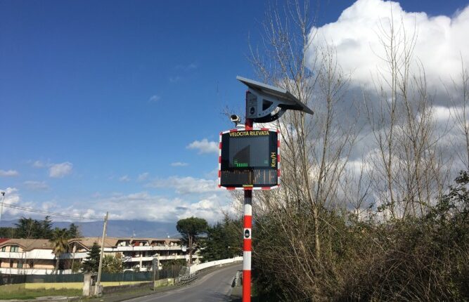 Ecco il primo tutor della velocità vesuviano: tra Ottaviano e Somma Vesuviana