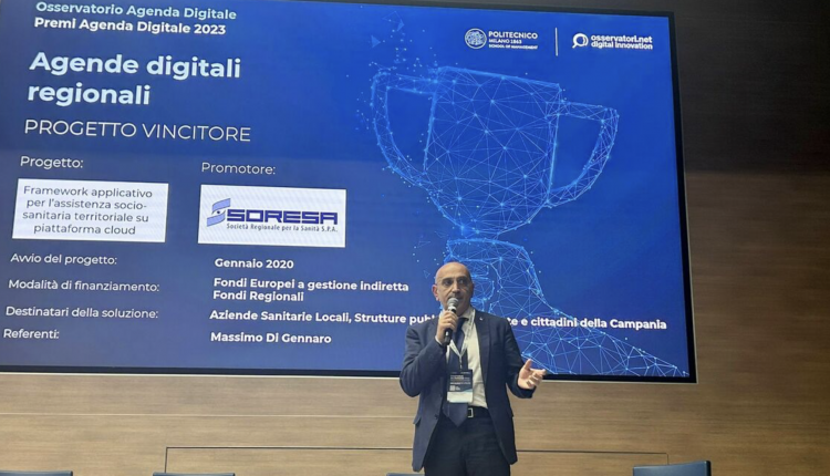 A Soresa il premio agenda digitale per progetti di digitalizzazione in ambito pubblico