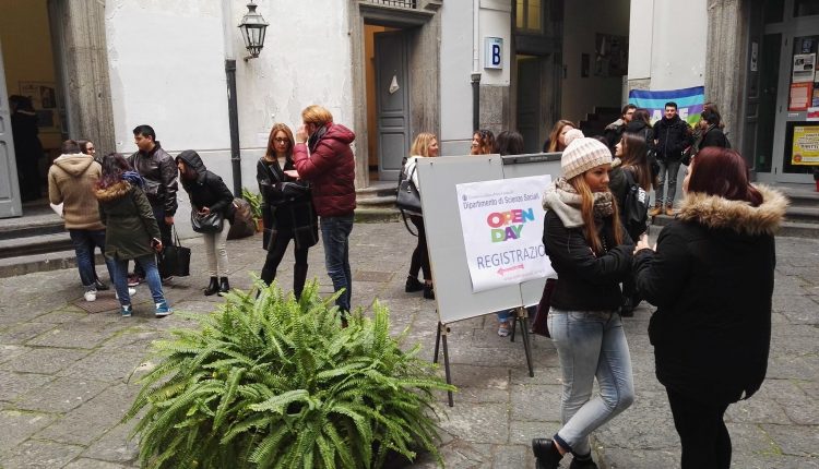 Open Day al Dipartimento di Scienze Sociali della Federico II, nella storica sede al centro storico di Napoli e al Polo Tecnologico di San Giovanni