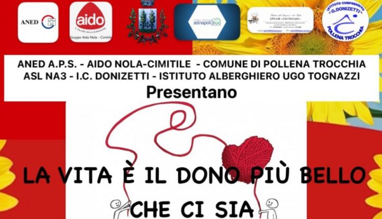 “La vita è il dono più bello che ci sia” a Pollena Trocchia i ragazzi protagonisti della campagna di sensibilizzazione dell’As sulla donazione di organi e tessuti