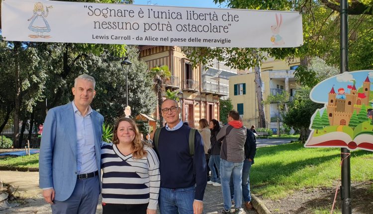 La voce dei bambini in filodiffusione nel Parco Letterario di Villa Falanga. Storie registrate dai più piccoli diventano il sottofondo delle attivita’ creative e letterarie