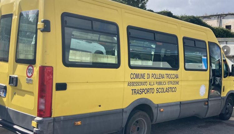 TRASPORTO SCOLASTICO, PARTITO SUL TERRITORIO COMUNALE IL SERVIZIO GRATUITO DESTINATARI GLI ALUNNI DELLA SCUOLA DELL’INFANZIA