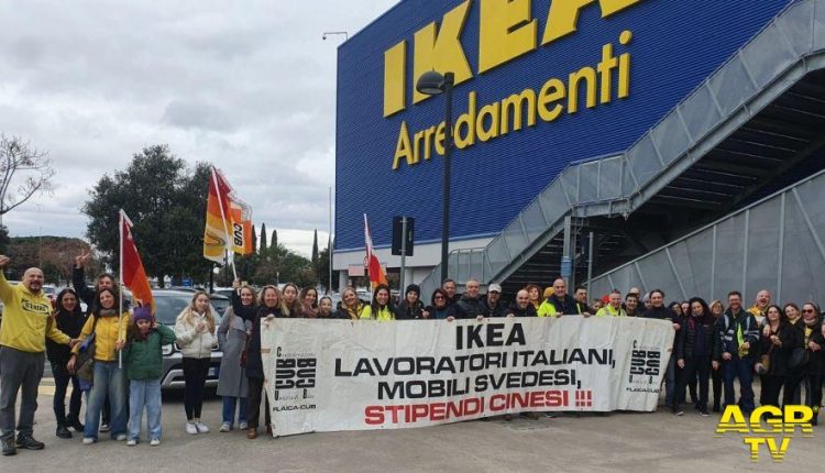 Sciopero dei lavoratori Ikea: presidi a Milano, Roma, Napoli. L’azienda ha scelto di ignorare le richieste dei sindacati