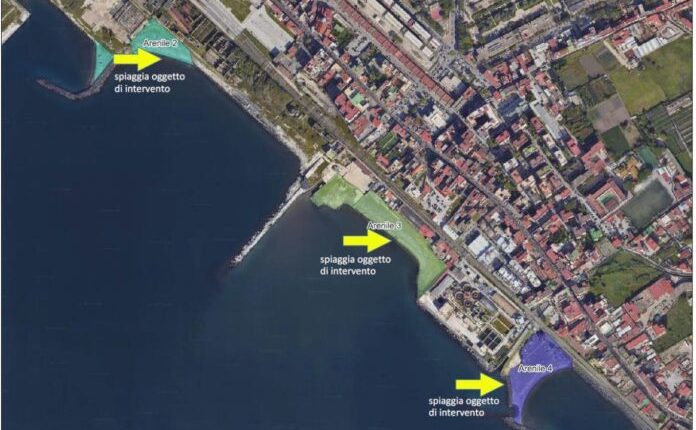 Napoli Est, al via la bonifica dell’ultimo lotto degli arenili a San Giovanni: da oggi i lavori per rendere tutta la zona balneabile per la prossima estate